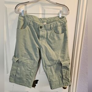 Prana Women's Light Sage Green Cargo Shorts